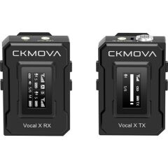 Ckmova Vocal X V1 UltraCompact 3.5mm Çıkış 2.4GHz Çift Kanallı Kablosuz Mikrofon