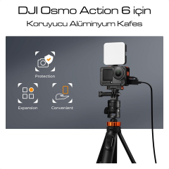 K&F Concept Osmo Action 6 Alüminyum Kafes