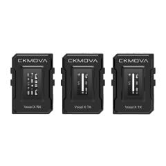 Ckmova Vocal X V2 UltraCompact 3.5mm Çıkış 2.4GHz Çift Kanallı Kablosuz Mikrofon