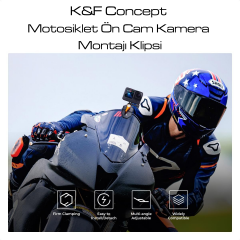 K&F Concept Motosiklet Kamera Montajı Klipsi (Rüzgarlık Camı)