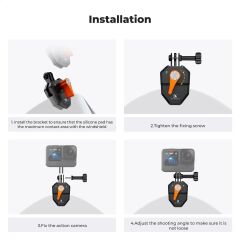 K&F Concept Motosiklet Kamera Montajı Klipsi (Rüzgarlık Camı)