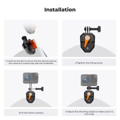 K&F Concept Motosiklet Kamera Montajı Klipsi (Rüzgarlık Camı)