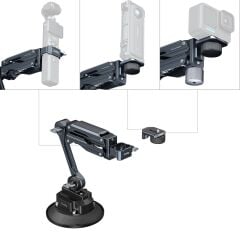SmallRig 5507 DJI Osmo Pocket 3 / GoPro HERO13 Black / Insta360 X4  için Elektronik Vantuzlu  Şok Emici Destek