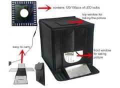 Fancier PB05A 60x60 cm Taşınabilir Işıklı Çadır