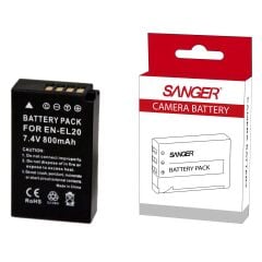 Sanger EN-EL20 Nikon Fotoğraf Makinesi Batarya