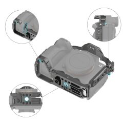 SmallRig 4538 Sony  7R V / 7 IV / 7S III  için  HawkLock Hızlı Çıkarma Kafes Kiti