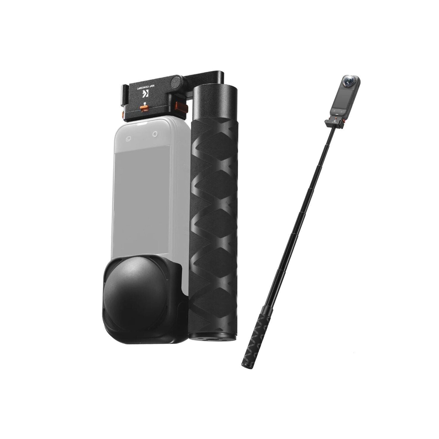 K&F Concept Insta360 X5 Selfie Çubuğu (Katlanabilir, 89 cm)