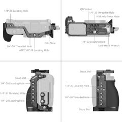SmallRig 5468 Nikon ZR (Gelişmiş Sürüm) için  Kafes Kiti