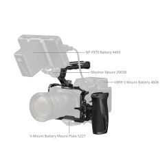 SmallRig 5468 Nikon ZR (Gelişmiş Sürüm) için  Kafes Kiti