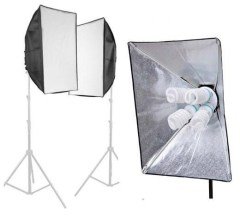 Fancier SFL-4 50x70cm 4 Duylu 2'li Ayaklı Çantalı Işık Seti (Ampul Dahil)