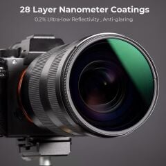 K&F Concept 58 mm CPL Filtre (Nano-Xcel Series)