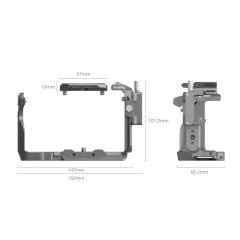 SmallRig 4770 Sony FX3 / FX3A / FX30  için  HawkLock Hızlı Çıkarma Kafes Kiti