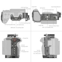 SmallRig 4770 Sony FX3 / FX3A / FX30  için  HawkLock Hızlı Çıkarma Kafes Kiti