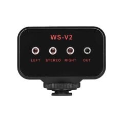 Andoer WS-VS Çift Kanallı Mikrofon Ses Mikseri