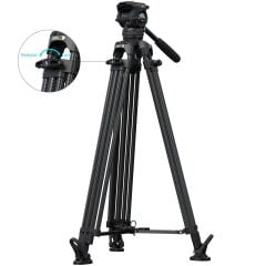 SmallRig 5580 FSD16 FreeSpeed ​​Ağır Hizmet Tipi Karbon Fiber Tripod
