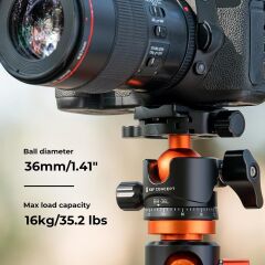 K&F Concept Bilyalı Metal Tripod Başlığı