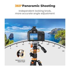 K&F Concept Profesyonel Video Tripod Başlığı