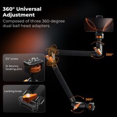 K&F Concept Magic Arm Clamp Kit (22'')