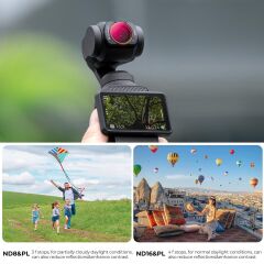 Osmo Pocket 4 Filtre Seti (ND&PL8/16/32/64)