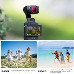 Osmo Pocket 4 Filtre Seti (ND&PL8/16/32/64)