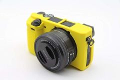 DP SONY A6300 SİLİKON KILIF (SARI)