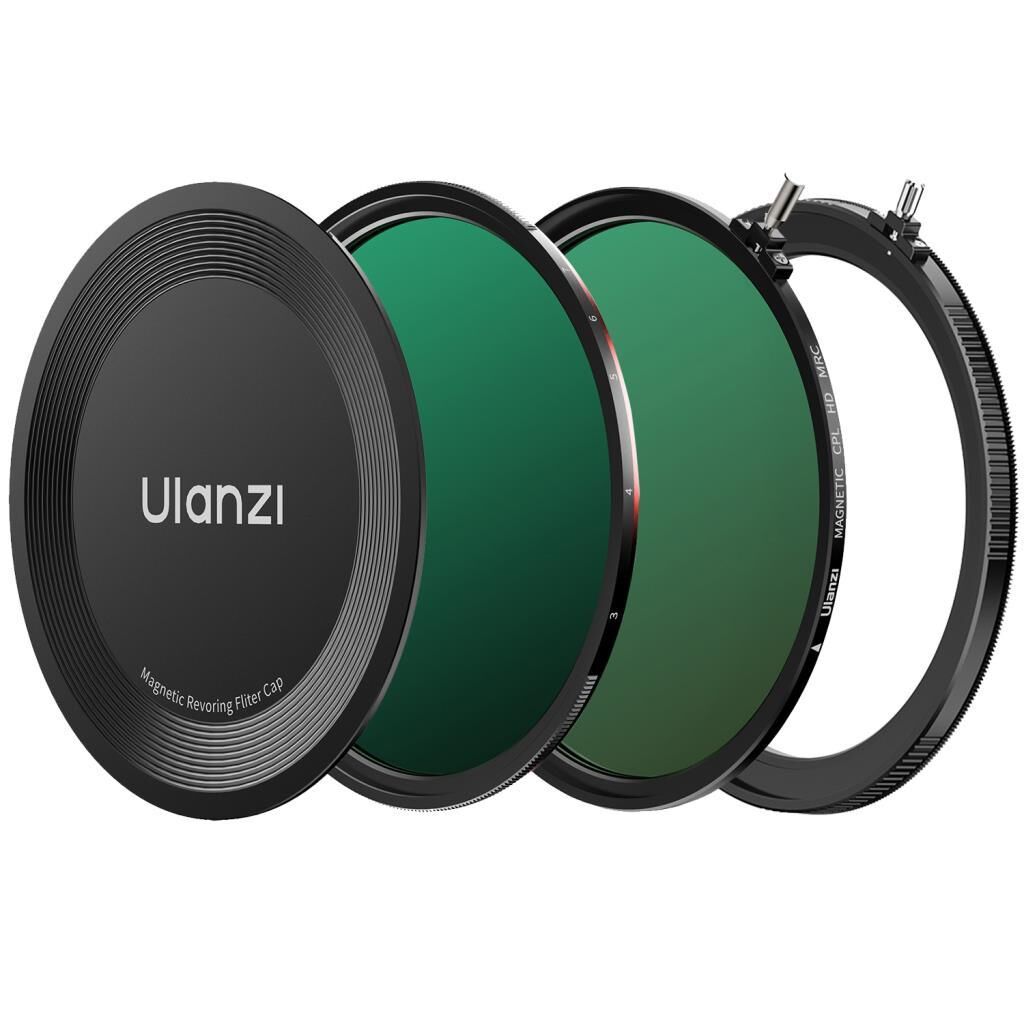 Ulanzi MF01 67mm 3-7 Stop VND & CPL Manyetik Hibrit Filtre Seti
