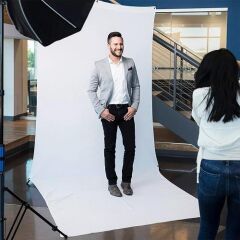 Savage Polyester Arka Fon Beyaz (152x213cm)