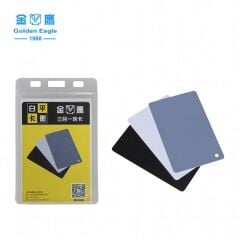 Golden Eagle Fotoğraf Stüdyo Gray Card/White Balance Card Set