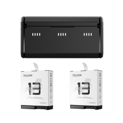 Telesin GoPro HERO13 Şarj Kutusu + 2 Batarya