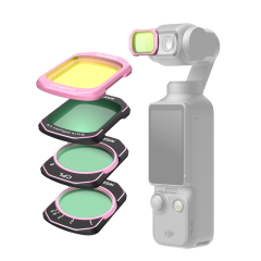 Osmo Pocket 3/4 (VND+CPL+1/4 Black Mist+Cool Rose) Filtre Seti