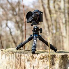 Sirui AM-223+B-00K Profesyonel Kompakt Karbon Tripod Kiti