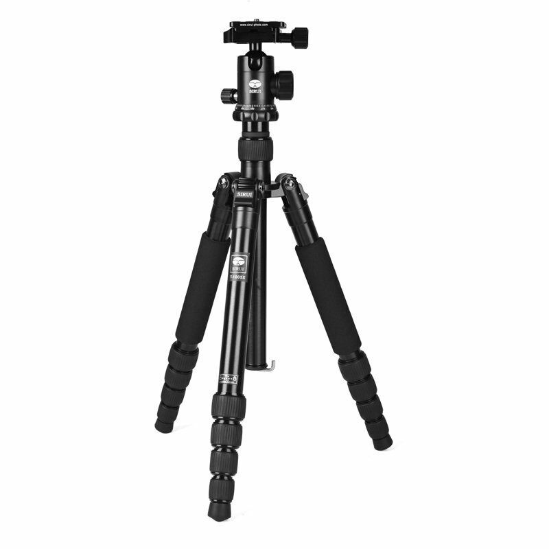Sirui T-1005X 5 Kademeli Alüminyum Tripod ve G-10KX Ball Head Kafa