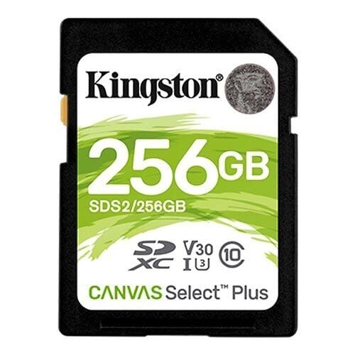 KINGSTON 256GB SDXC CANVAS SELECT PLUS SD CARD SDS2/256GB