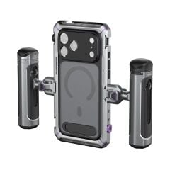 SmallRig 5585 Megatron Edition iPhone 17 Pro  için Çift El Tipi Mobil Cihaz Kiti