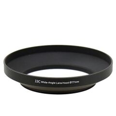 JJC 77mm Metal Geniş Açı Parasoley