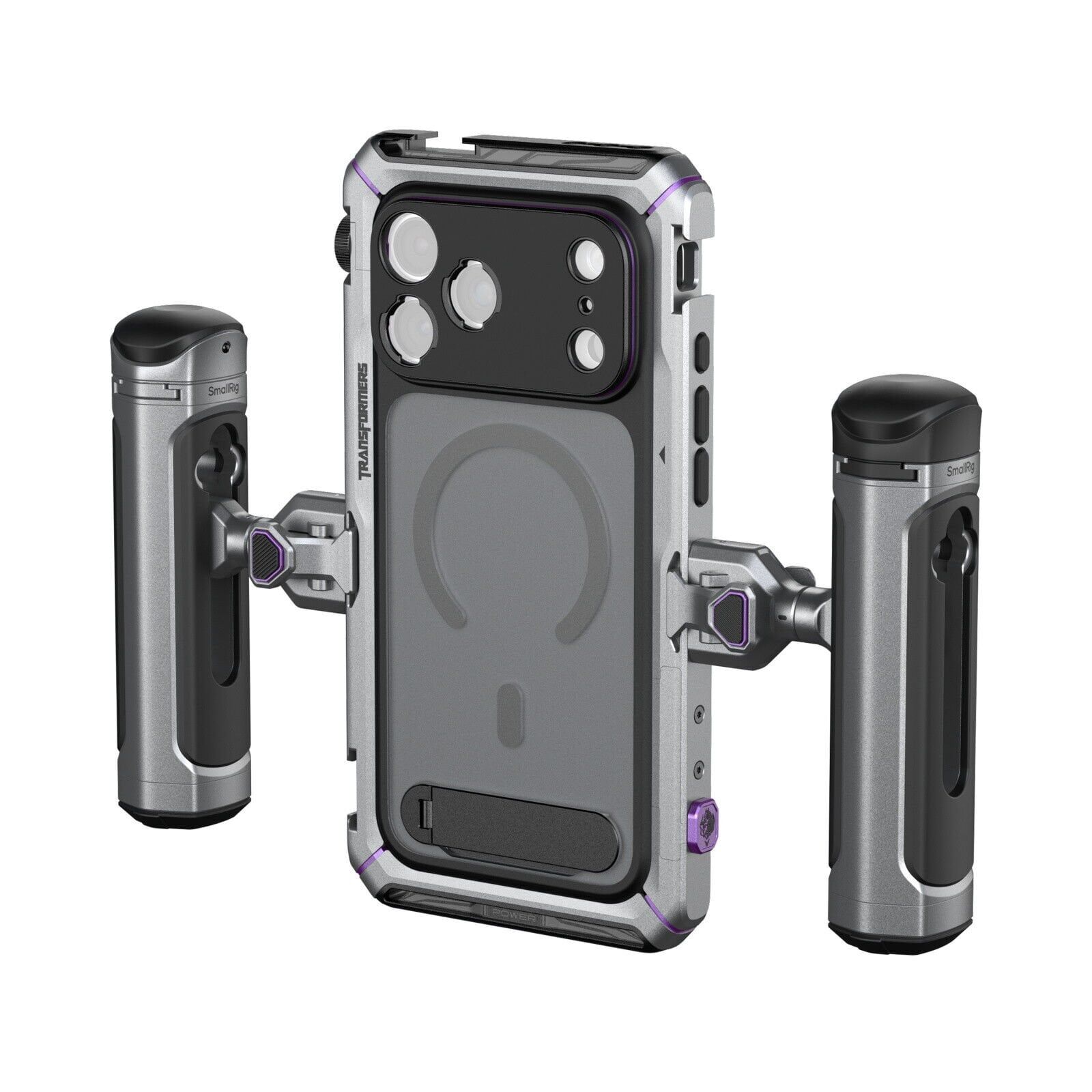 SmallRig 5584 Megatron Edition iPhone 17 Pro Max  için Çift El Tipi Mobil Cihaz Kiti