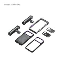 SmallRig 5584 Megatron Edition iPhone 17 Pro Max  için Çift El Tipi Mobil Cihaz Kiti