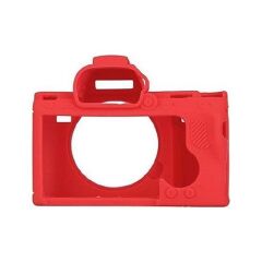 DP SONY A7R3-A73 SİLİKON KILIF (Kırmızı)