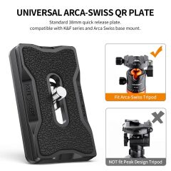 K&F Concept Universal Arca-Swiss QR Plate (38mm)
