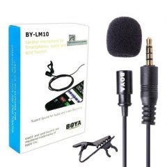 Boya BY-LM10 Telefon Yaka Mikrofonu Selfie Set Hediyeli