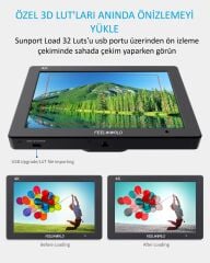 FEELWORLD T7 PLUS 7 İnç 3D LUT  Kamera Alan Monitörü 1920x1200  4K HDMI
