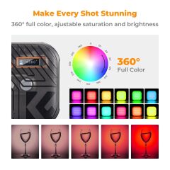 K&F Concept Pocket-Size RGB LED Video Işık