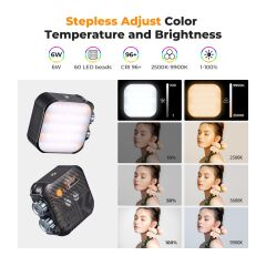 K&F Concept Pocket-Size RGB LED Video Light