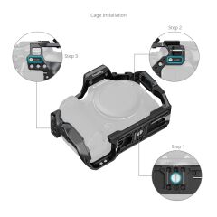 SmallRig 5954 ''HawkLock'' Hızlı Çıkarma  Canon EOS R6III Mark III / R6II Mark II için Kafes