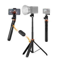 K&F Concept Bluetooth Selfie Çubuğu & Tripod (175cm)