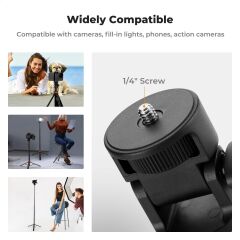 K&F Concept Bluetooth Selfie Çubuğu & Tripod (175cm)