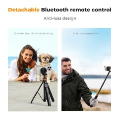 K&F Concept iPhone Uyumlu MagSafe Selfie Çubuğu & Tripod (162cm)