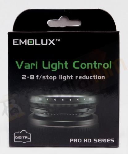 Emolux 58mm ND 2-8 F/Stop Filtre