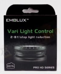 Emolux 58mm ND 2-8 F/Stop Filtre