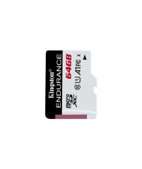 KINGSTON 64GB MICROSDHC ENDURANCE 95R/30W C10 A1 UHS-I CARD ONLY  SDCE/64GB